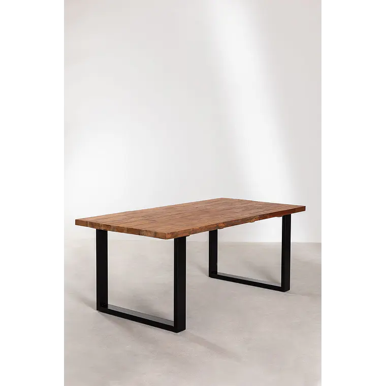 Mesa de comedor Lyseva en madera de acacia 1