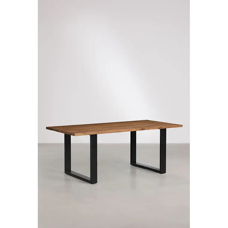 Mesa de comedor Lyseva en madera de acacia 4
