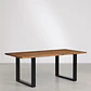 Mesa de comedor Lyseva en madera de acacia - Miniatura 4