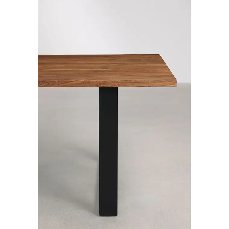 Mesa de comedor Lyseva en madera de acacia 6