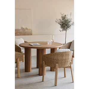 Mesa de comedor Maelen en madera de acacia