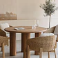 Mesa de comedor Maelen en madera de acacia - Miniatura 1