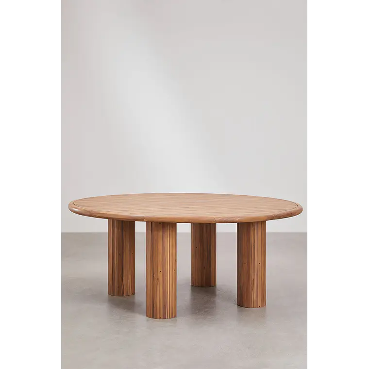 Mesa de comedor Maelen en madera de acacia 2