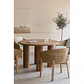 Mesa de comedor Maelen en madera de acacia - Miniatura 8