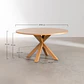 Mesa de comedor Naelela en MDF - Miniatura 8