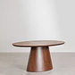 Mesa de comedor ovalada 160-200x100 cm extensible en MDF y chapa - Miniatura 2
