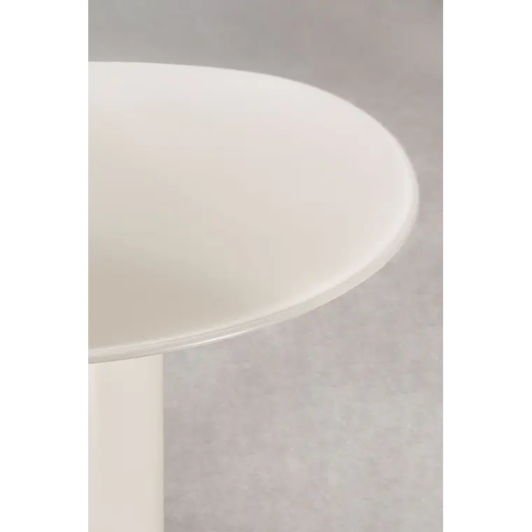 Mesa de comedor ovalada 220x110 cm en vidrio templado y MDF 7