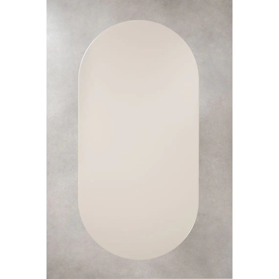 Mesa de comedor ovalada 220x110 cm en vidrio templado y MDF 9