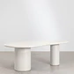 Mesa de comedor ovalada 220x115 cm en MDF - Miniatura 3