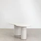 Mesa de comedor ovalada 220x115 cm en MDF - Miniatura 4