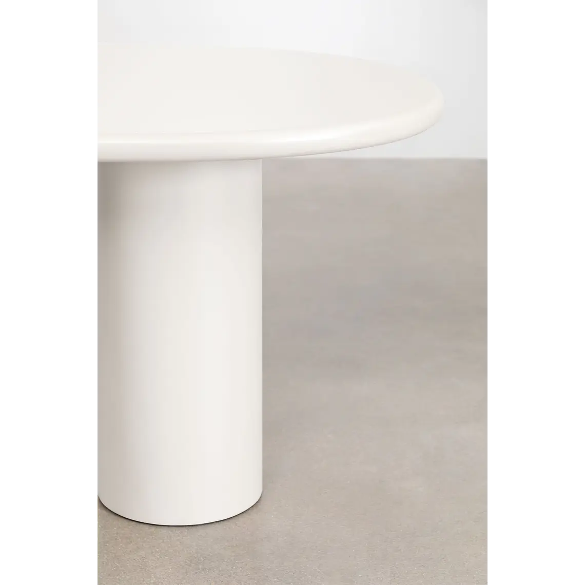 Mesa de comedor ovalada 220x115 cm en MDF 5