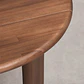 Mesa de comedor ovalada 240x100 cm en madera de acacia - Miniatura 5