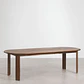 Mesa de comedor ovalada 240x100 cm en madera de acacia - Miniatura 10