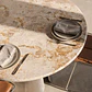 Mesa de comedor Phaeeva en acero - Miniatura 3