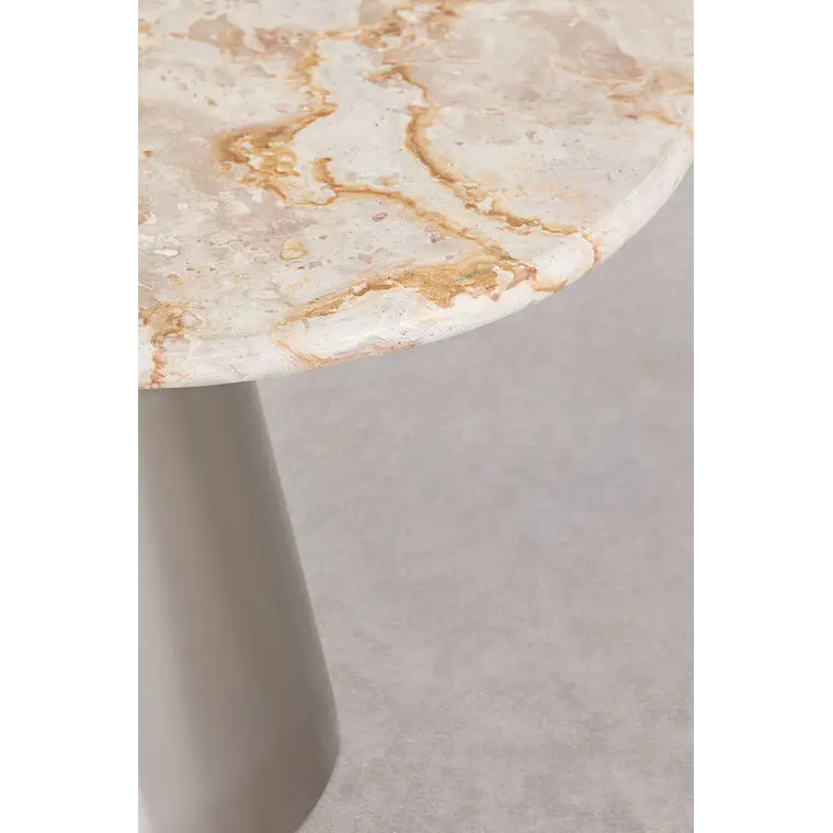 Mesa de comedor Phaeeva en acero 5