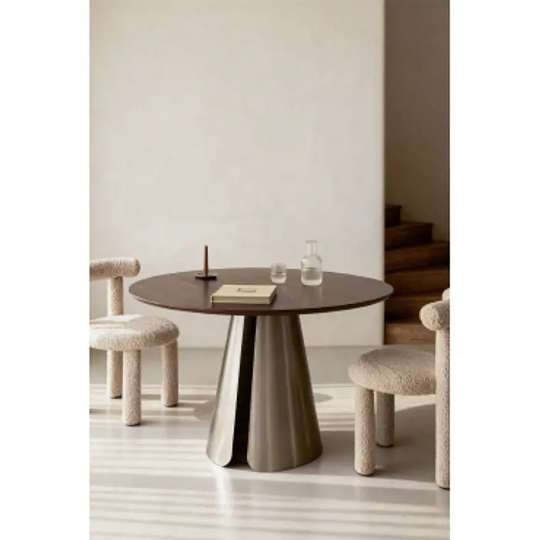 Mesa de comedor Phaeeva en acero 13
