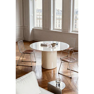 Mesa de comedor Queneri en vidrio