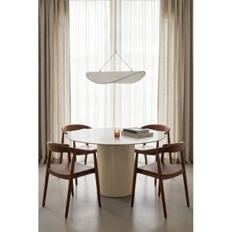 Mesa de comedor Queneri en vidrio 12