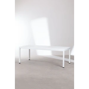 Mesa de comedor Raeien en aluminio