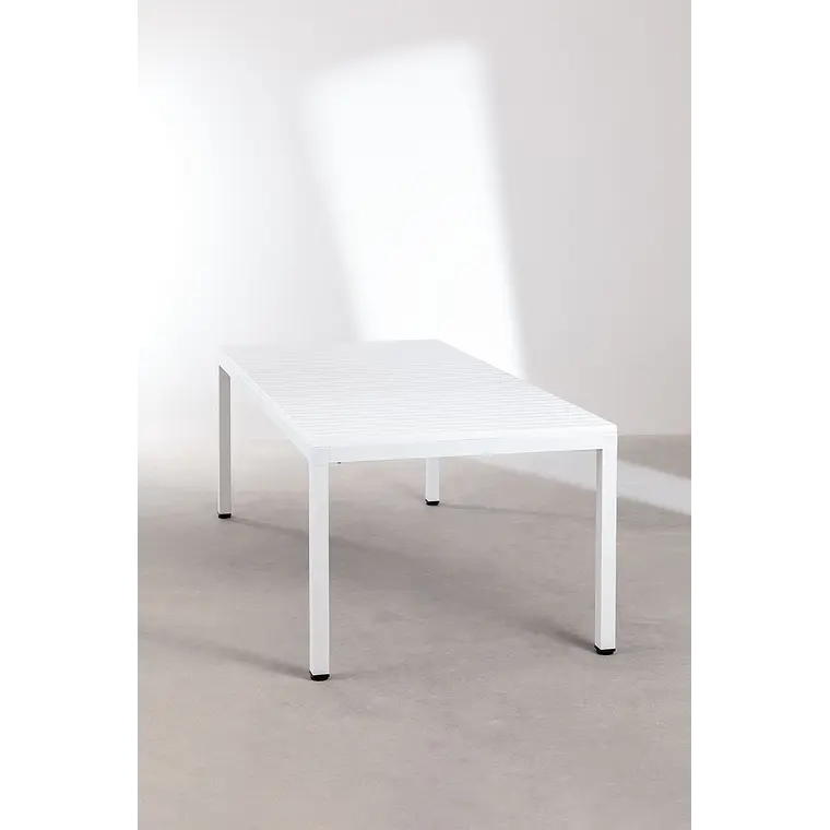 Mesa de comedor Raeien en aluminio 3