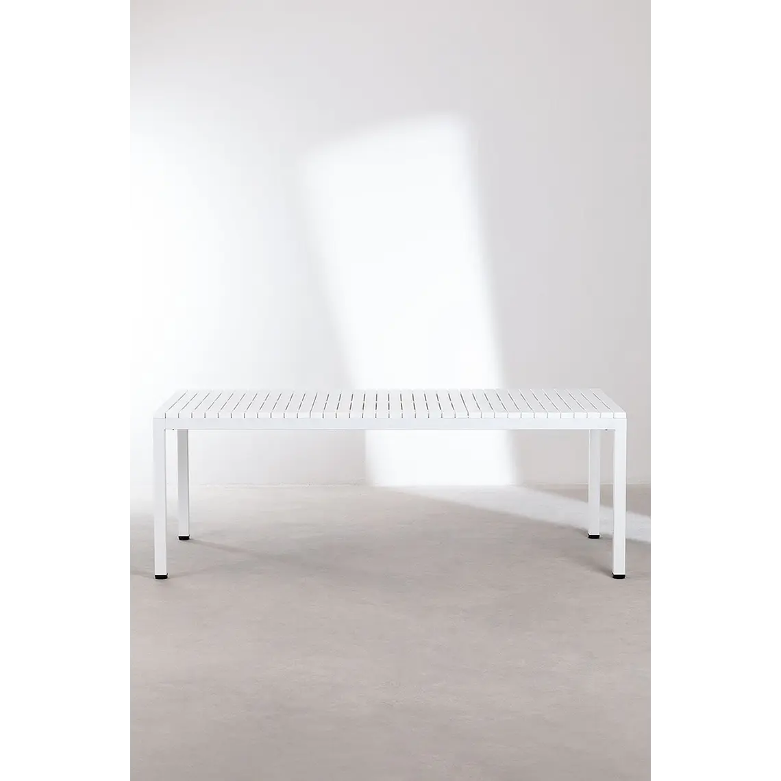 Mesa de comedor Raeien en aluminio 4