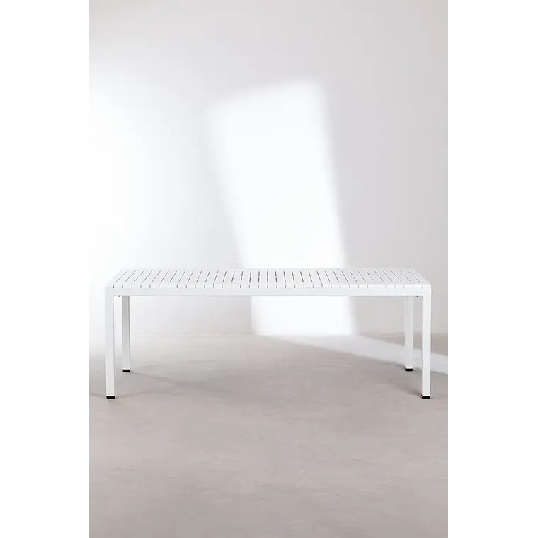 Mesa de comedor Raeien en aluminio 4