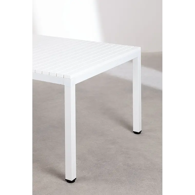 Mesa de comedor Raeien en aluminio 5
