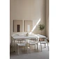 Mesa de comedor Raeien en aluminio - Miniatura 9