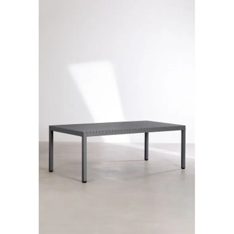 Mesa de comedor Raeien en aluminio 11