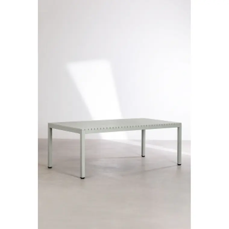 Mesa de comedor Raeien en aluminio 12