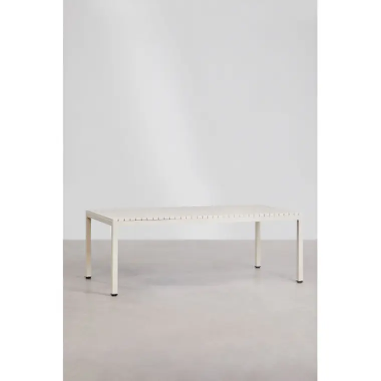 Mesa de comedor Raeien en aluminio 13
