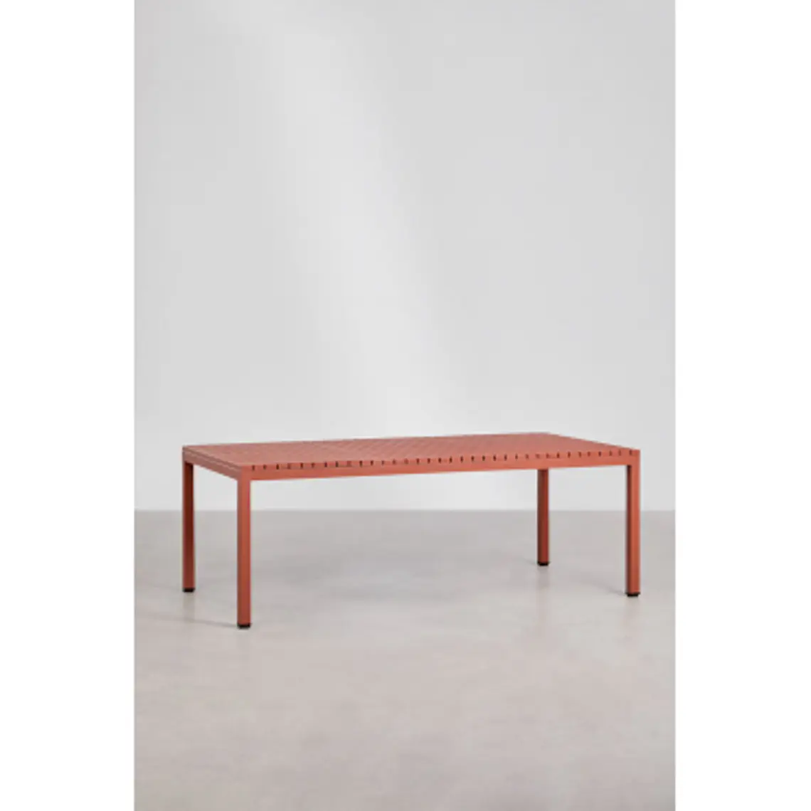 Mesa de comedor Raeien en aluminio 14