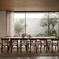 Mesa de comedor rectangular 220-320x95 cm extensible en madera - Miniatura 3