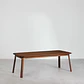 Mesa de comedor rectangular 220-320x95 cm extensible en madera - Miniatura 5