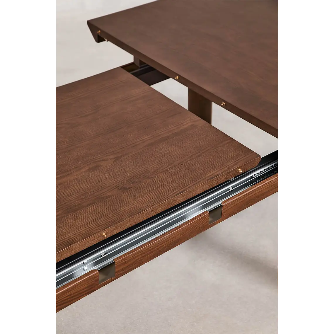 Mesa de comedor rectangular 240-300x110 cm extensible en MDF 9