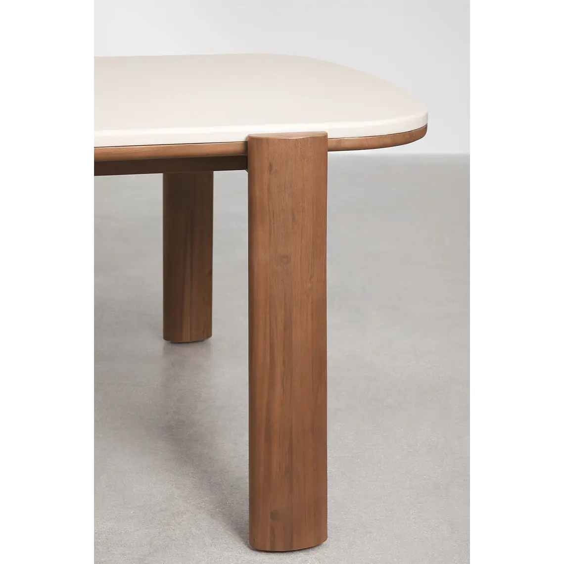 Mesa de comedor rectangular 260x115 cm en madera de acacia 3