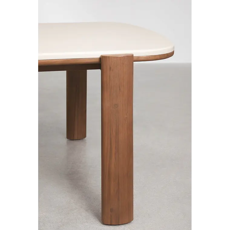 Mesa de comedor rectangular 260x115 cm en madera de acacia 3