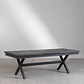Mesa de comedor Saelora en aluminio - Miniatura 1
