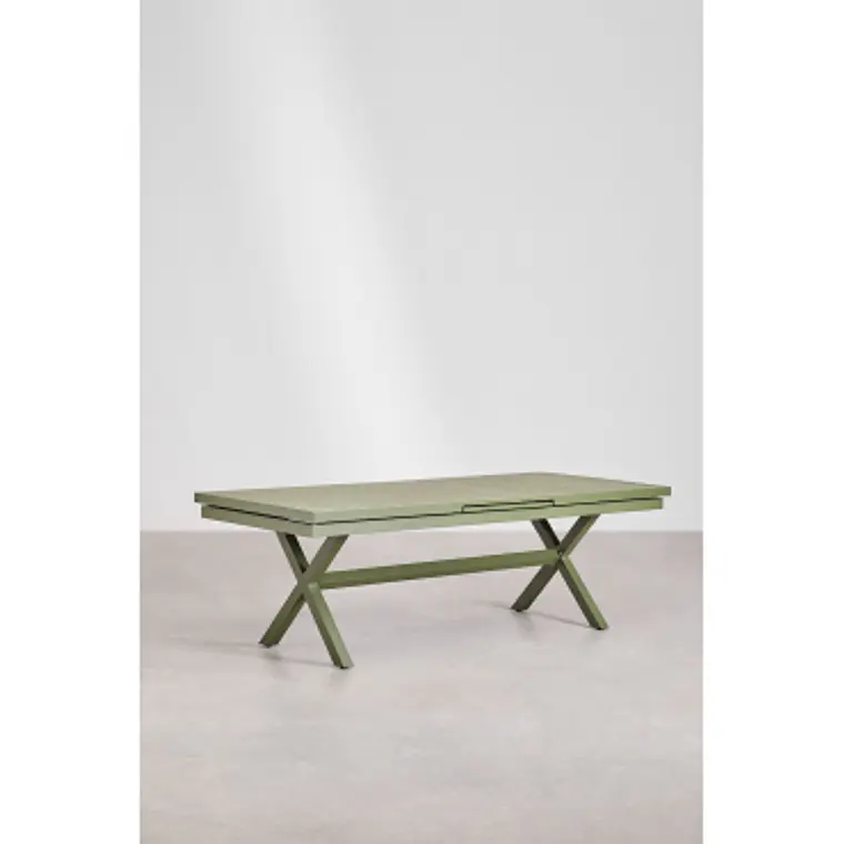 Mesa de comedor Saelora en aluminio 15