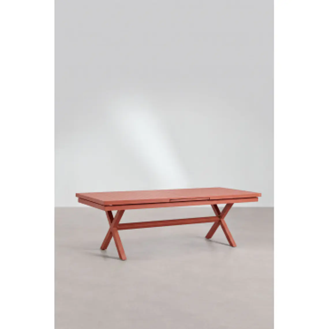 Mesa de comedor Saelora en aluminio 19