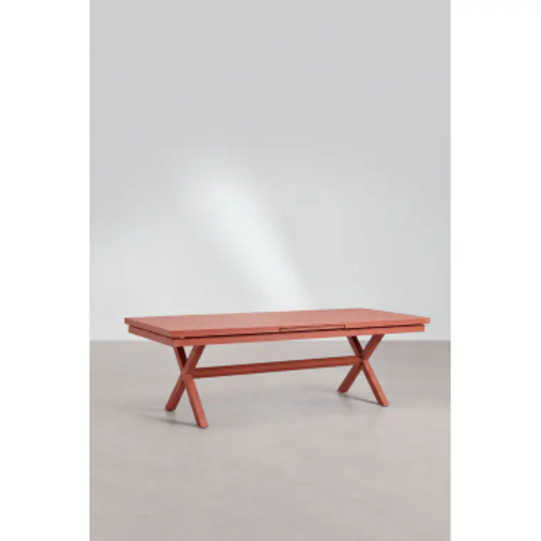 Mesa de comedor Saelora en aluminio 19