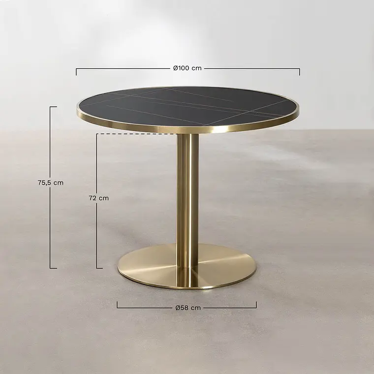 Mesa de comedor Ulenen en mármol 6