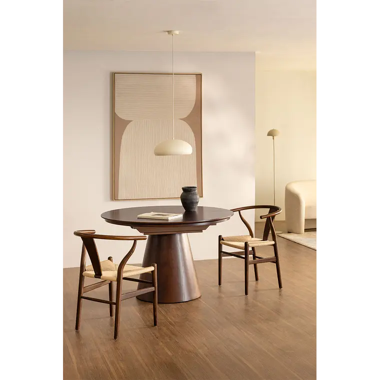 Mesa de comedor Vaelena en madera de roble 1