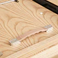 Mesa de comedor Vaelena en madera de roble - Miniatura 7