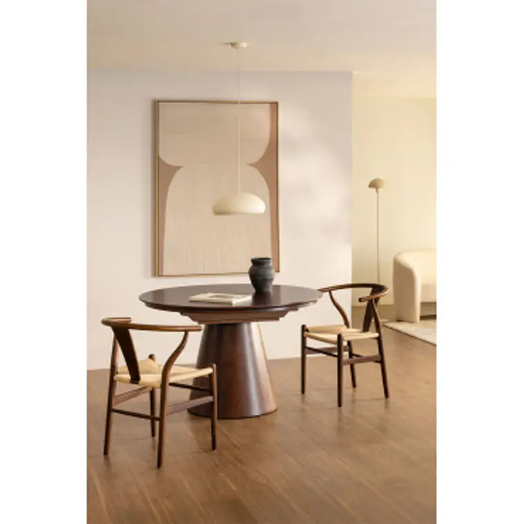 Mesa de comedor Vaelena en madera de roble 13