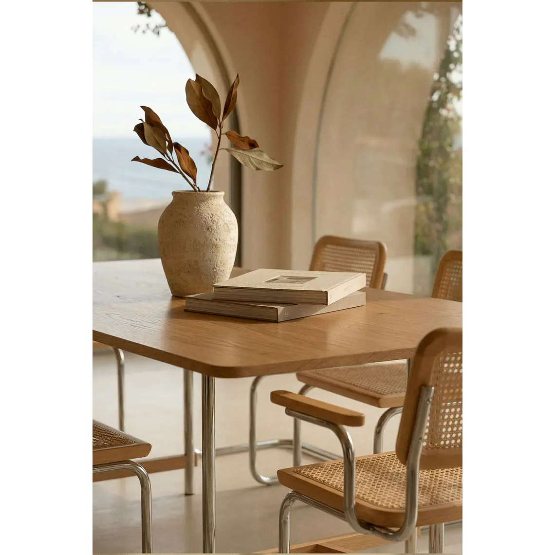 Mesa de comedor Vaelien en madera de mango 3