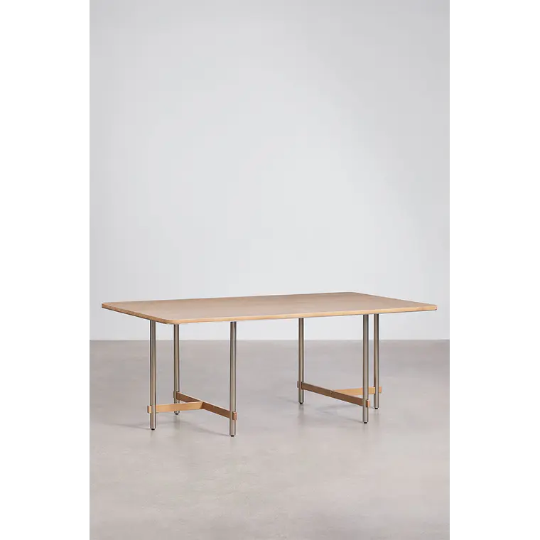 Mesa de comedor Vaelien en madera de mango 4