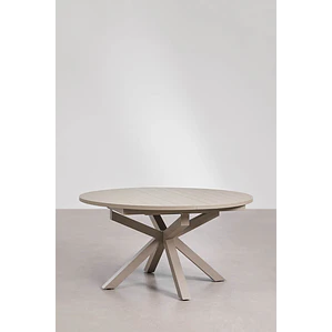 Mesa de comedor Vioela en aluminio