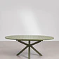 Mesa de comedor Vioela en aluminio - Miniatura 3