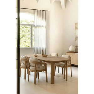 Mesa de comedor Wenora en madera de acacia